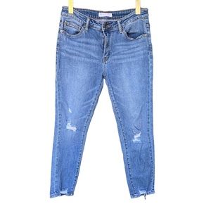 TNR Boutique Denim Mid Rise Distressed Jean 30